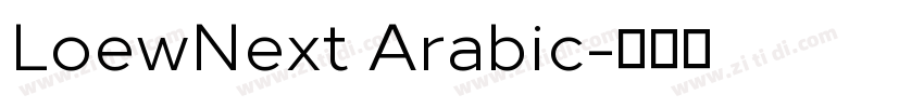 LoewNext Arabic字体转换